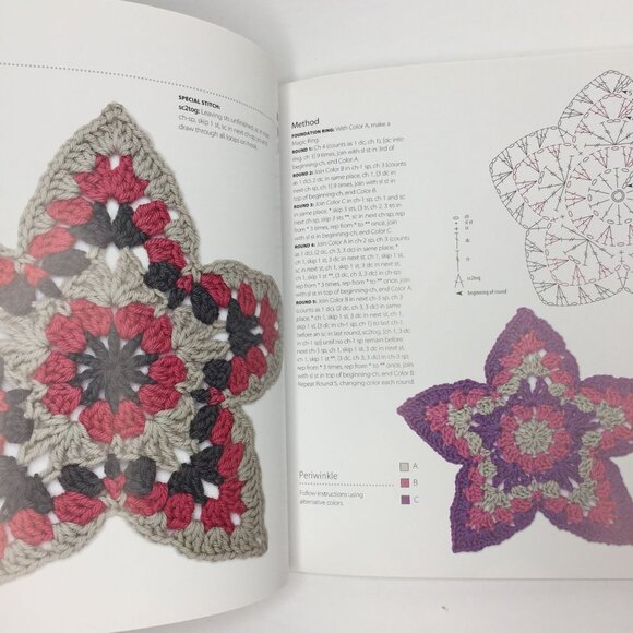 100 Colorful Ripple Stitches to Crochet Book Patterns Idea Designs Leonie Morgan - Picture 5 of 10